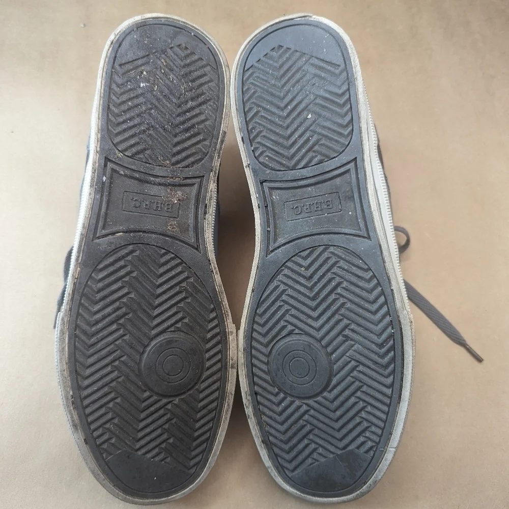 Beverly Hills Polo Club Sneakers Men's Sz 10 Grey Canvas Shoes